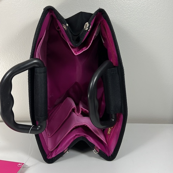 Debbee Bag Handbag Organizer Black &Pink - Picture 5 of 9